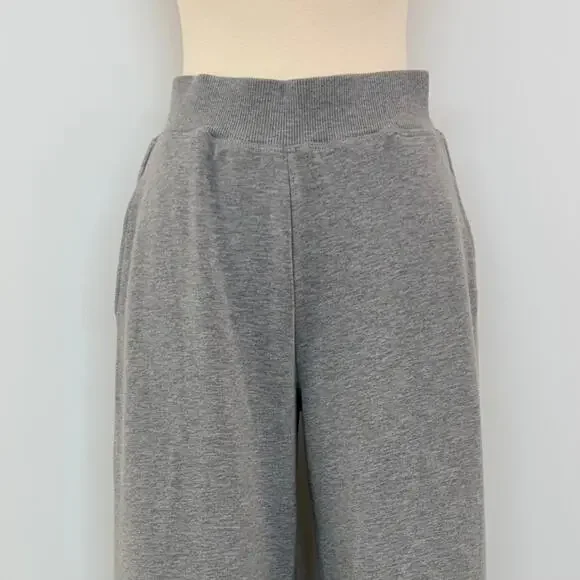 L'Agence Wide Leg Baggy Sweatpants High Rise Heather Gray Size S NWT - Picture 3 of 9